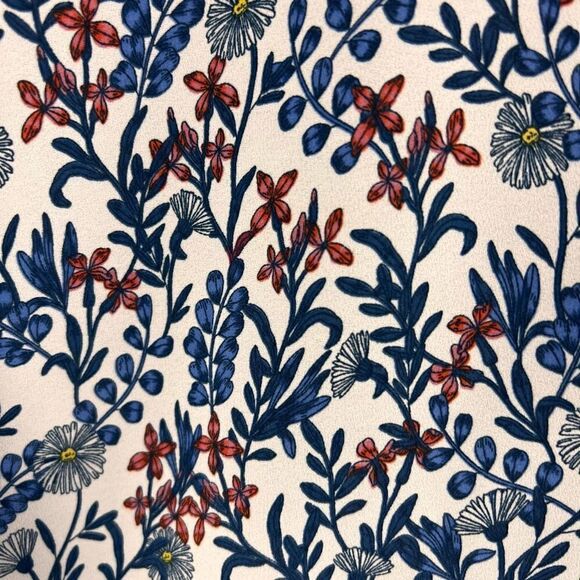 Loft floral field utility button down shirt - Picture 3 of 8